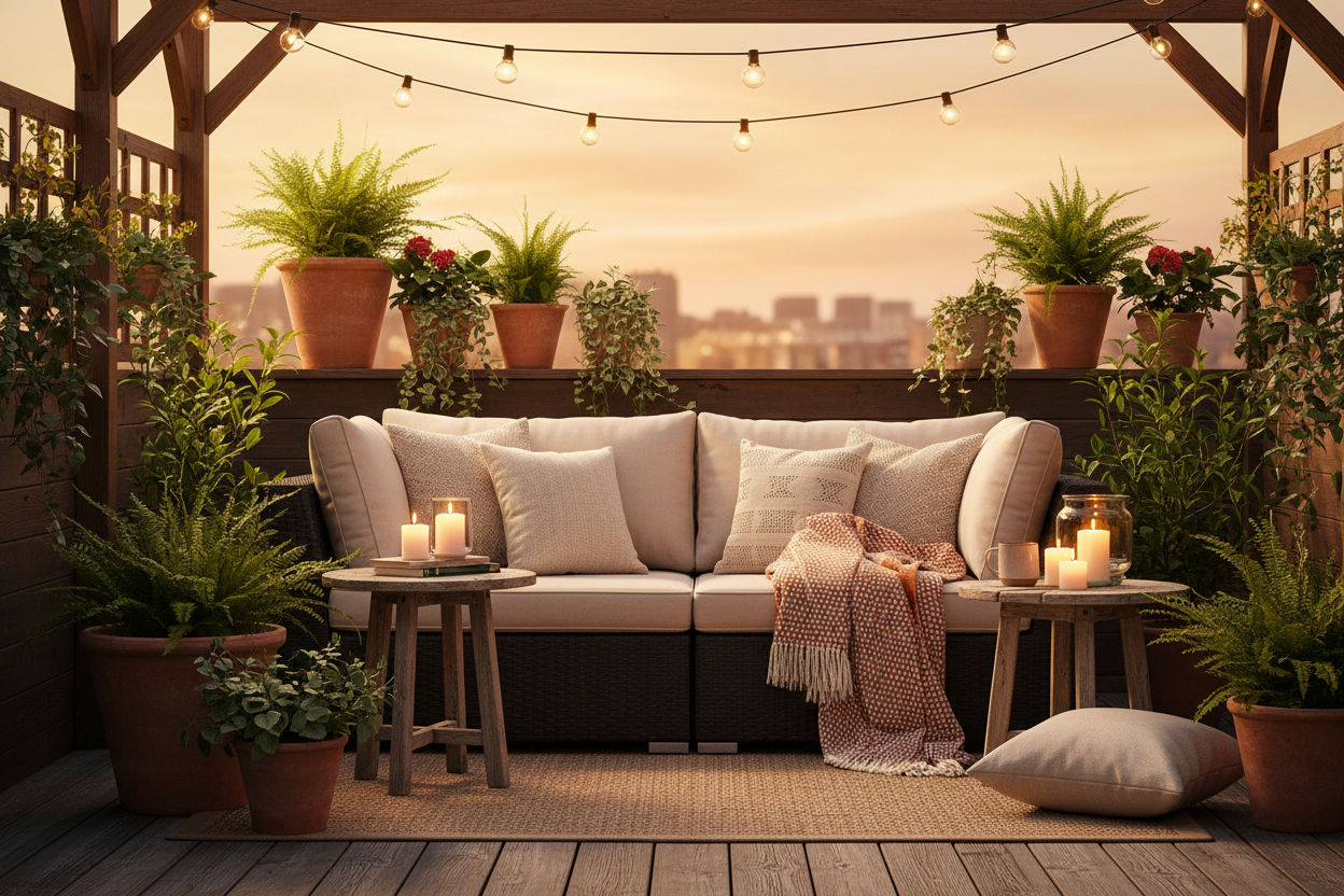 How to Transform Your Balcony or Patio into an Outdoor Sanctuary