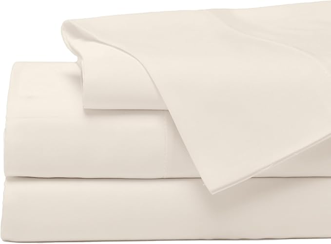 Cozy Earth Luxury Bed Sheet Set - 100% Viscose from Bamboo Fabric, Ultra-Soft & Breathable, Fits Regular & Deep Pocket Mattresses up to 20" - 4 Pieces California King Sheet Set Oat