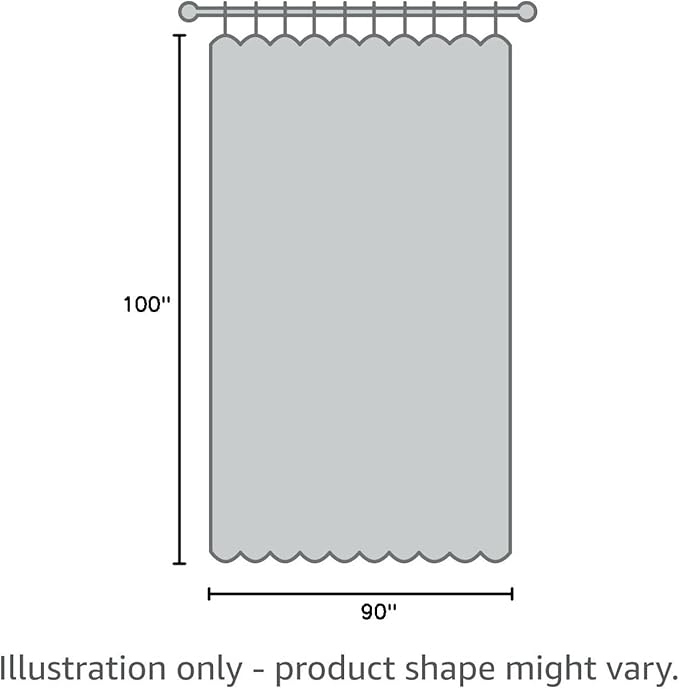 Joydeco Linen Blackout Curtains for Bedroom - 100% Light Blocking 1 Panels, Linen Drapes 100" W x 90" L, Thermal Insulated Room Darkening Curtains for Living Room, Rod Pocket & Back Tabs