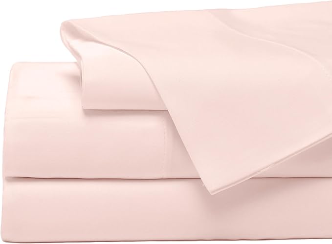 Cozy Earth Luxury Bed Sheet Set - 100% Viscose from Bamboo Fabric, Ultra-Soft & Breathable, Fits Regular & Deep Pocket Mattresses up to 20" - 4 Pieces Full Sheet Set - Peony