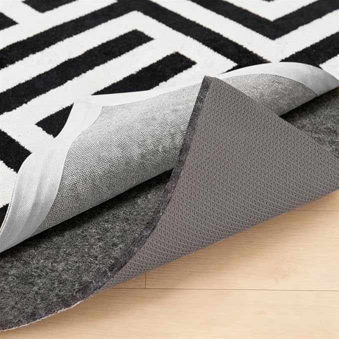 GORILLA GRIP Felt and Natural Rubber Stay in Place Slip Resistant Rug Pad, 1/8in Thick, 8x11 FT Protective Padding Under Area Rugs, Cushioned Gripper Pads, Carpet Runners, Hardwood Floors Protection