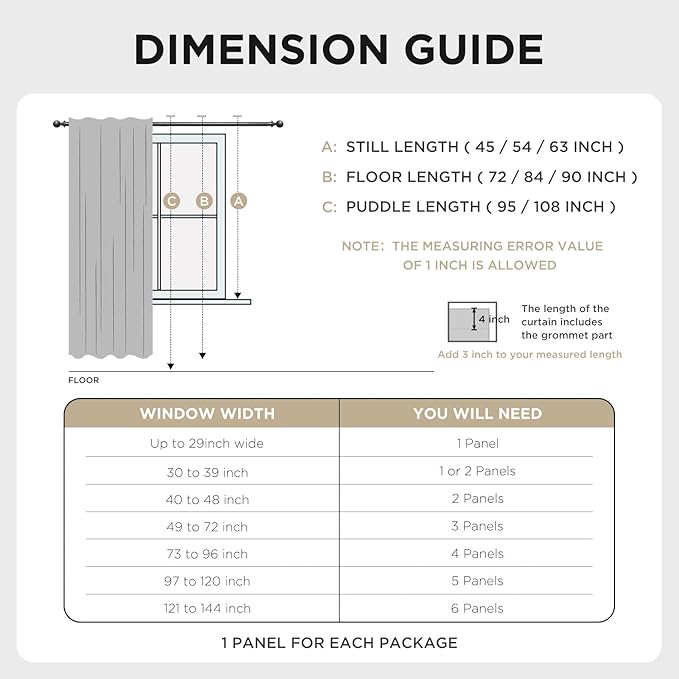 Joydeco Light Beige 100% Blackout Curtains 108 Inch 2 Panels, Luxury Thermal Light Beige Velvet Curtains for Bedroom Living Room, Soundproof Blackout Window Drapes, Rod Pocket & Back Tab (52W x 108L)