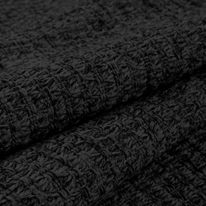 Easy Jute Rug 9x12 Indoor Outdoor Natural Rugs Solid Fiber Rug Woven Area Rug Boho Easy Clean Inside Carpet for Living Room Bedroom Dining Room Hallway or Outdoor Patio Porch (9 X 12 Dark Grey)