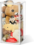 1 Pack Extra XXXXX-Large 13.8”x 12.2”x 23.6" Acrylic Display Case Long Tall Boot Shoe Storage Box Clear Giant Figure Collection Showcase with Magnetic Lid
