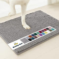 Muddy Mat® | Super Absorbent Door Mat Indoor, Microfiber Quick Dry Chenille Entryway Rug, Non-Slip Front Door Mat, Indoor Mats for Entryway, Machine Washable Pet Rug, Grey 24"x36"