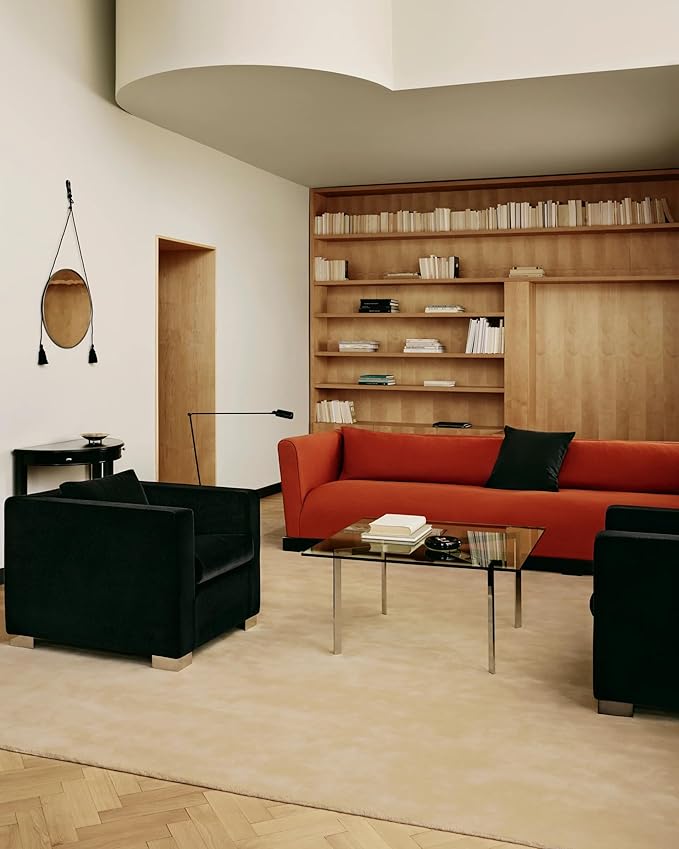 Hand-Tufted Wool Rectangle Area Rug – Soft Premium Wool Carpet for Living Room, Bedroom & Home Décor – 3X5 ft| Butter – Durable, Non-Slip Backing, Handcrafted Rug