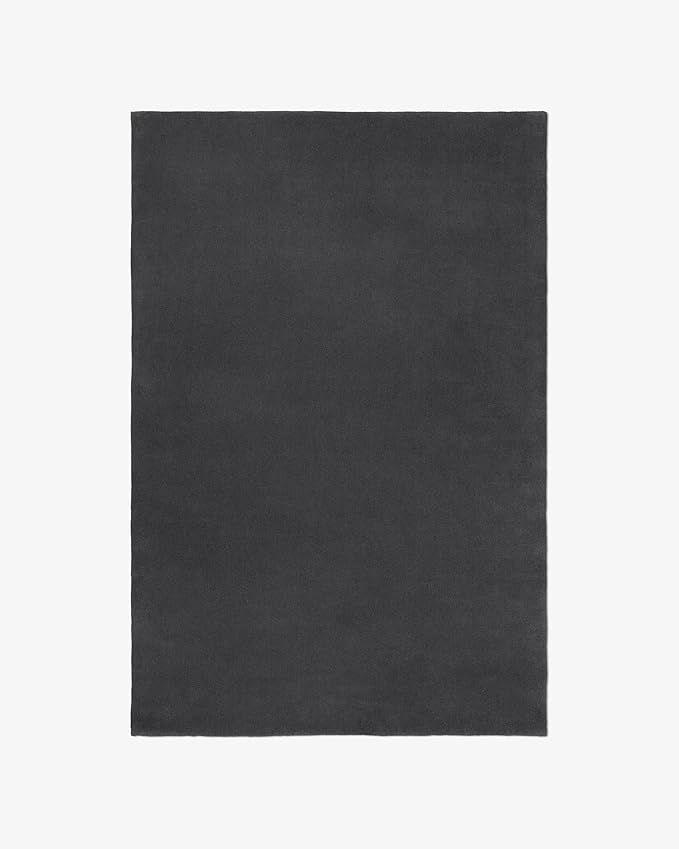 Hand-Tufted Wool Round Area Rug – Soft Premium Wool Carpet for Living Room, Bedroom & Home Décor – 4X4 ft| Pencil Grey – Durable, Non-Slip Backing, Handcrafted Rug