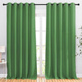 NICETOWN Forest Green 102 inch Curtains for Bedroom, Grommet Blackout Curtains Thermal Window Treatments for Christmas/Thanksgiving Day, W66 x L102, 2 Panels