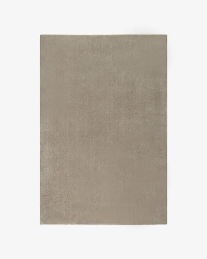 Hand-Tufted Wool Runner Area Rug – Soft Premium Wool Carpet for Living Room, Bedroom & Home Décor – 2.6X9 ft| Warm Grey – Durable, Non-Slip Backing, Handcrafted Rug