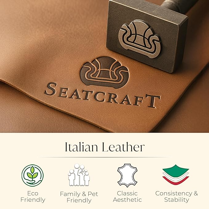 Seatcraft Diamante Zero-Gravity CoolZero Italian Leather Home Theater Seating, Power Headrest, Power Recline, Row of 2, Tawny