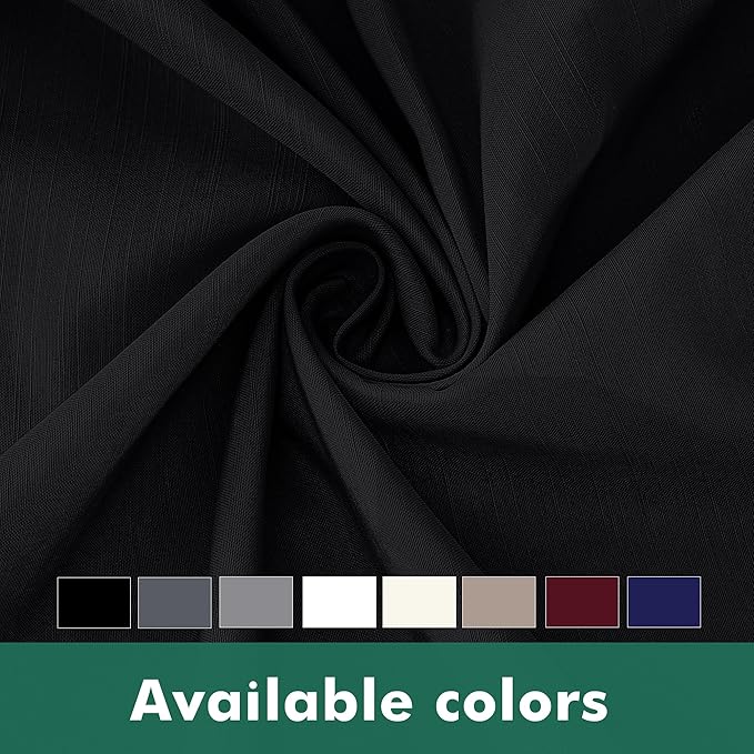 Biscaynebay Wrap Around Bed Skirts with Split Corners for King Beds 14" Drop, Black Elastic Dust Ruffles Adjustable Easy Fit Wrinkle & Fade Resistant Silky Luxurious Fabric Machine Washable