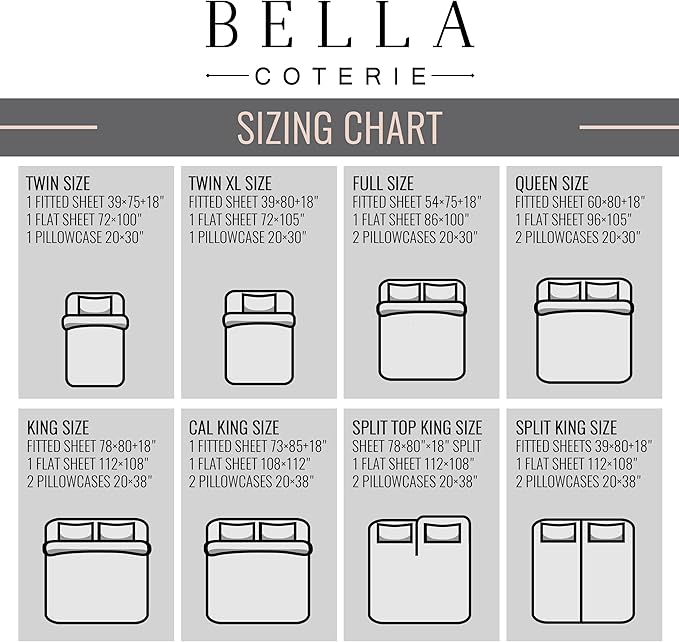 Bella Coterie Luxury Bamboo Viscose King Size Sheet Set | 100% Organically Grown | Ultra Soft | Cooling for Hot Sleepers | 18" Deep Pocket [Olive]