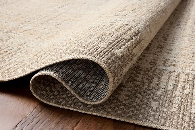 Loloi Amber Lewis Bexley Collection BEX-06 Natural/Taupe 2'-7" x 8'-0" Runner Rug Neutral, Textured, Living, Bedroom, Dining, Carpet