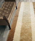 25 Ft Extra Long Beige Kitchen Hallway Runner Rug, Non-Slip Washable 26" X 25' Rubber Backed Carpet, Custom Size Floor Mat for Entryway Stairs Bedroom Bathroom