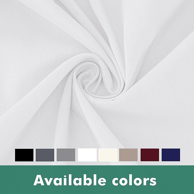 Biscaynebay Wrap Around Bed Skirts with Split Corners for King Beds 12" Drop, White Adjustable Elastic Dust Ruffles Easy Fit Wrinkle & Fade Resistant Silky Luxurious Fabric Machine Washable