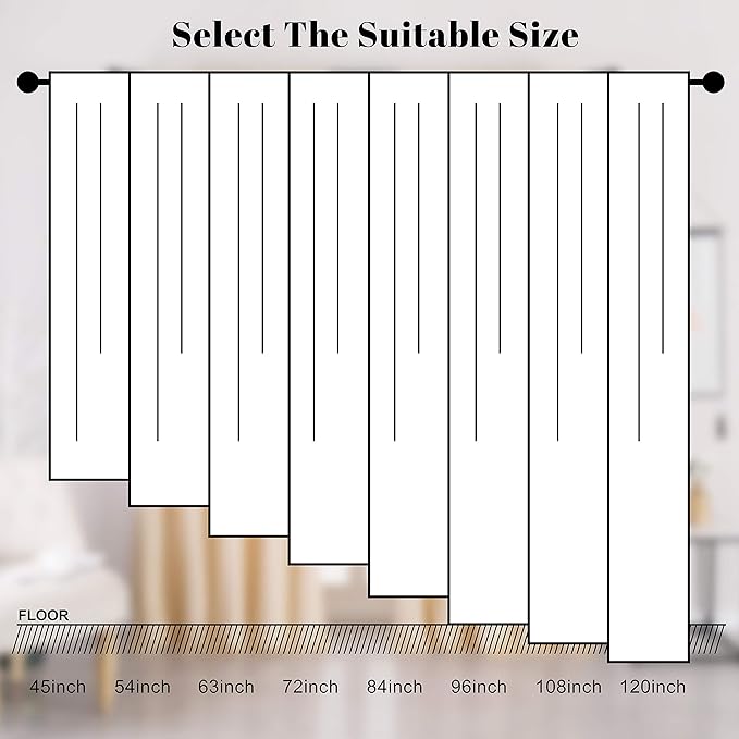 nanbowang Cream White Velvet Curtains - 42 Inches Width 96 Inches Long Soft Curtain Rod Pocket Thermal Insulated Window Treatment for Bedroom 2 Panels