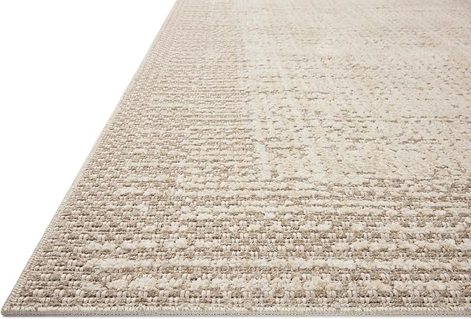 Loloi Amber Lewis Bexley Collection BEX-06 Natural/Taupe 5'-0" x 7'-6" Area Rug Neutral, Textured, Living, Bedroom, Dining, Carpet