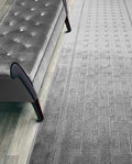 Non Slip Washable Carpet Runner Rug with Rubber Backing, Custom Floor Mat for Kitchen Hallway Stairs Bedroom Bathroom Entry, Grey, Your Choice of Length, 26 Inch X 32 feet