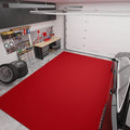 Ottomanson 6'6" x 20' Hallway Runner with Scraper Pile Extra Durable Non-Slip Rug Mat for Indoor & Outdoor Use - Ideal for Kitchen, Entryway, Patio & Garage - High-Traffic Carpet, Red