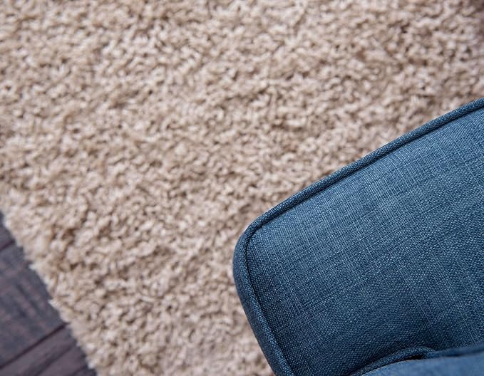 Unique Loom Solid Shag Collection Area Rug (3' 3" x 5' 3" Rectangle, Taupe)