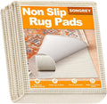 Songrey Non-Slip Rug Pad 2x4 FT, Extra Thick Carpet Pads for Hard Surfaces, Prevents Sliding and Secures Rugs, Provides Floor Protection with Comfort Cushioning