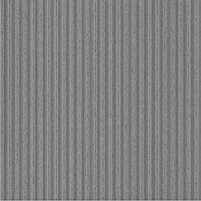 Ottomanson 2'7" x 51' Hallway Runner with Scraper Pile - Extra Durable Non-Slip Rug Mat for Indoor & Outdoor Use - Ideal for Kitchen, Entryway & Garage - High-Traffic Carpet, Gray