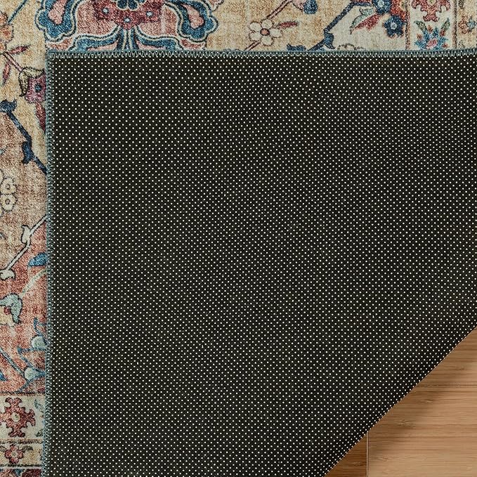 Gertmenian Indoor Boho Rug - 2x6 Runner, Non Slip, Super Strong, Ideal for High Traffic Areas in Entryway, Bedroom, Kitchen - Cinzia, Bronze, 28506