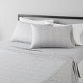 Amazon Basics Lightweight Super Soft Easy Care Microfiber 4 Piece Bed Sheet Set With 14-inch Deep Pockets - Queen, Gray Cheetah,Printed