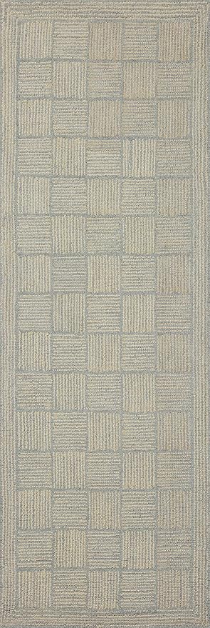 Loloi Chris Loves Julia Francis Collection FRA-03 Silver/Sky 9'-3" x 13' Area Rug