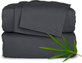 Pure Bamboo Short Queen Sheets for RV Camper (60"x75") - Genuine 100% Organic Viscose Derived from Bamboo Bed Sheet Set, Soft & Cooling, 2 Year Quality Promise (Short Queen, Charcoal)