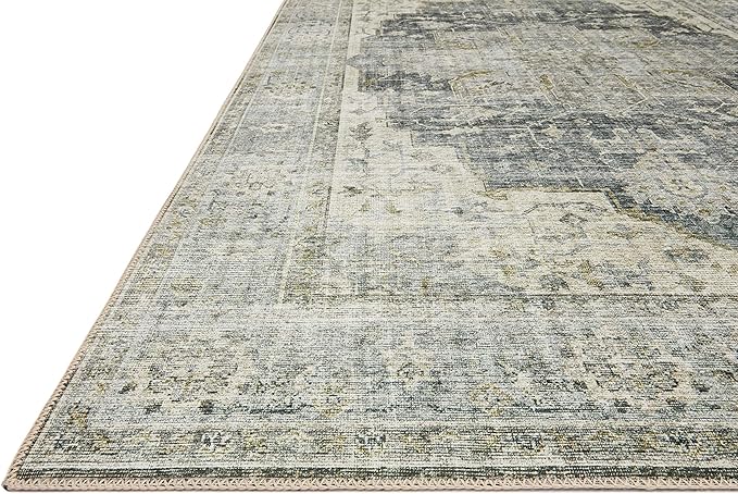 Loloi II Skye Collection SKY-12 Charcoal/Dove 5'-0" x 7'-6" Area Rug