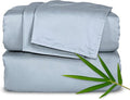Pure Bamboo California King Sheets, Genuine 100% Organic Viscose Derived from Bamboo Bed Sheet Set, Soft & Cooling, Double Stitching, 2 Year Quality Promise (California King, Sterling Blue)
