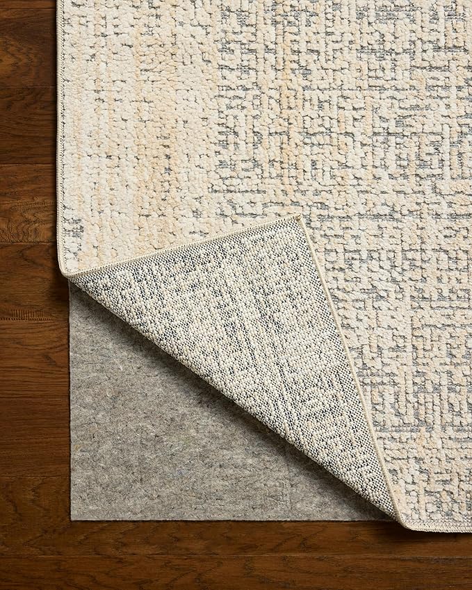 Loloi Amber Lewis Bexley Collection BEX-03 Natural/Slate 2'-7" x 10'-0" Runner Rug Neutral, Textured, Living, Bedroom, Dining, Carpet