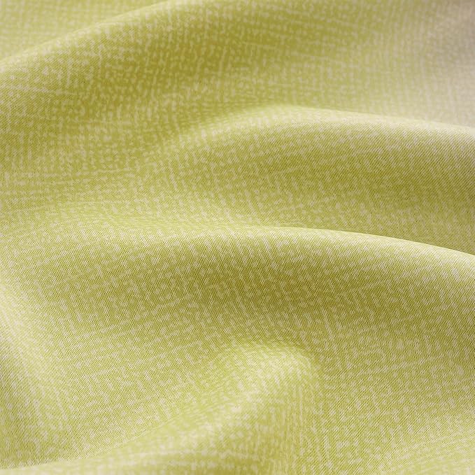 XiDi Yellow Blackout Curtains for Bedroom, Kids Room, Girls Room - Rainbow Unicorn Wall Decals, Grey Green 34X72 Inch Long