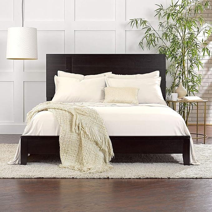 Pure Bamboo Twin Sheets, Genuine 100% Organic Viscose Derived from Bamboo Bed Sheet Set, Luxuriously Soft & Cooling, Double Stitching, 2 Year Quality Promise (Twin, Ivory)