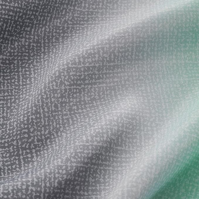 XiDi Curtains for Bedroom Decor, Rainbow Green LightgreyGrey52/90/1