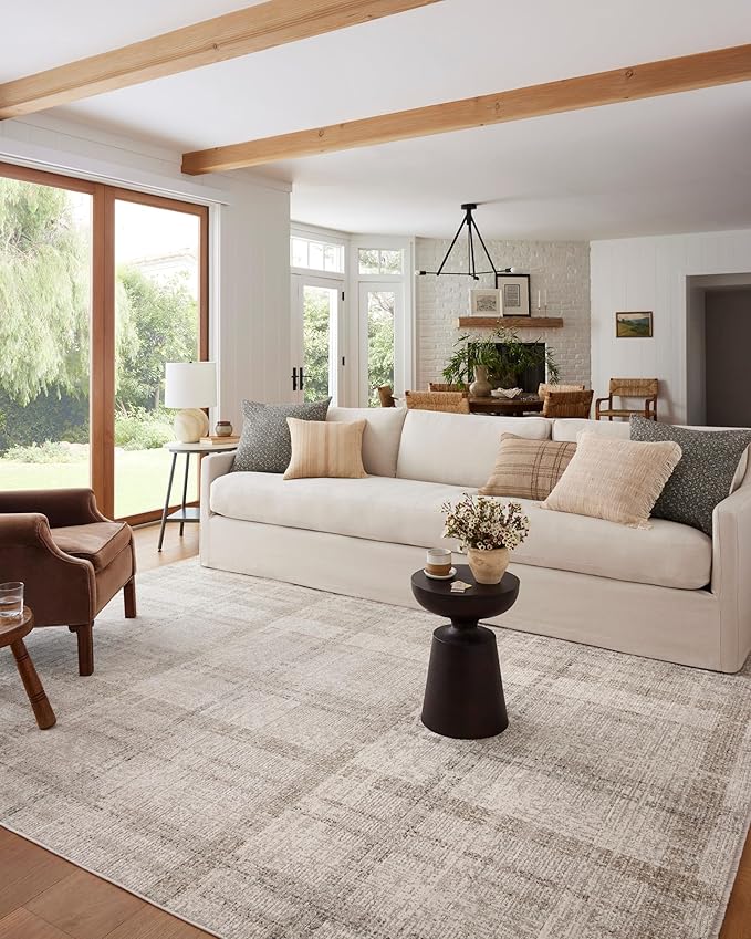 Loloi Angela Rose Ember Collection EMB-04 Ivory/Multi 11'-6" x 15'-7" Area Rug