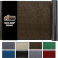 GORILLA GRIP Waterproof Traffic Guard Door Mat, 72x48, Heavy Duty Entryway Mats, Strong Rubber Back Commercial Utility Rugs for Office Hallway, Garage Floor and Home, Low Profile Carpet Runner, Brown