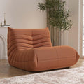 Bean Bag Chair, Fireside Chair Bean Bag Sofa Large Bean Bag Chair for Adults, Bean Bag Chairs for Teens with High Density Comfortable Foam, Memory Foam Bean Bag for Living Room, Bedroom (Orange)
