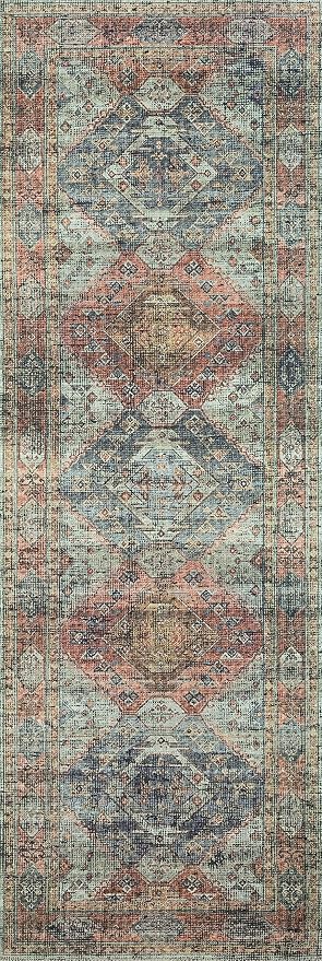 Loloi Skye Collection SKY-06 Apricot/Mist 2'-0" x 5'-0" Accent Rug