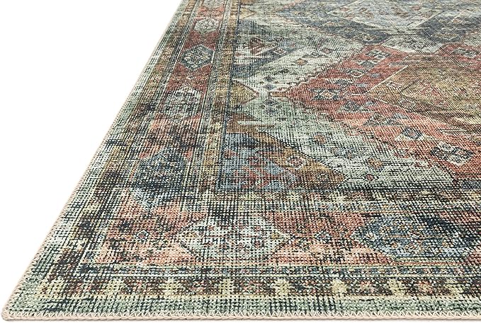 Loloi Skye Collection SKY-06 Apricot/Mist 2'-0" x 5'-0" Accent Rug