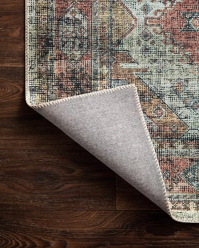 Loloi Skye Collection SKY-06 Apricot/Mist 2'-0" x 5'-0" Accent Rug