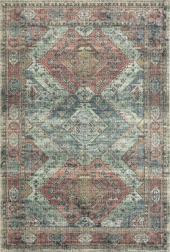 Loloi Skye Collection SKY-06 Apricot/Mist 2'-0" x 5'-0" Accent Rug